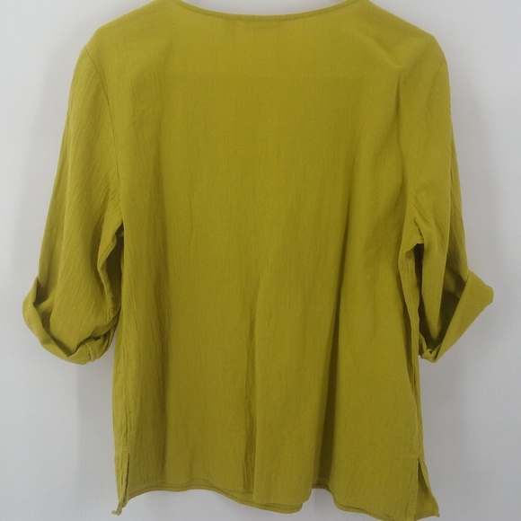 Susan Graver green embellished tunic - Picture 7 of 7